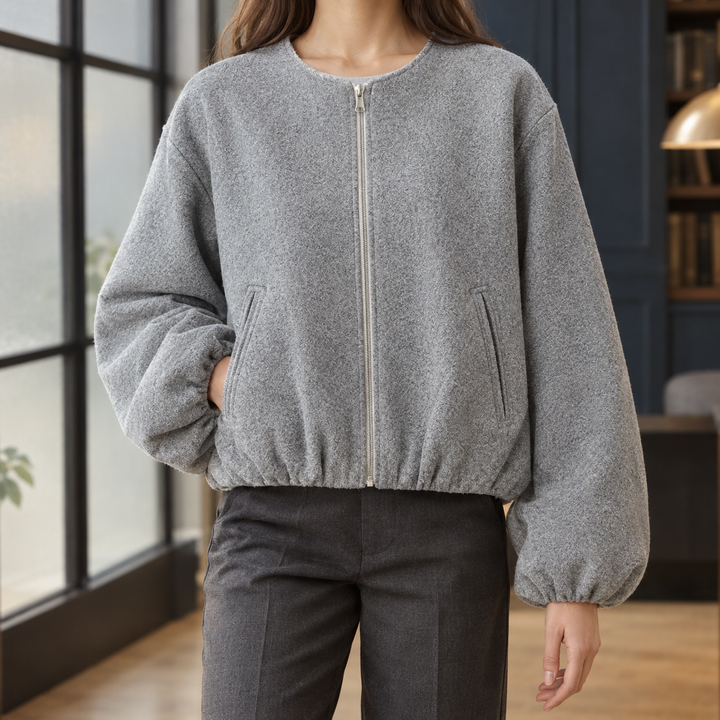 Ophelia-June Balloon Sleeve Jacket