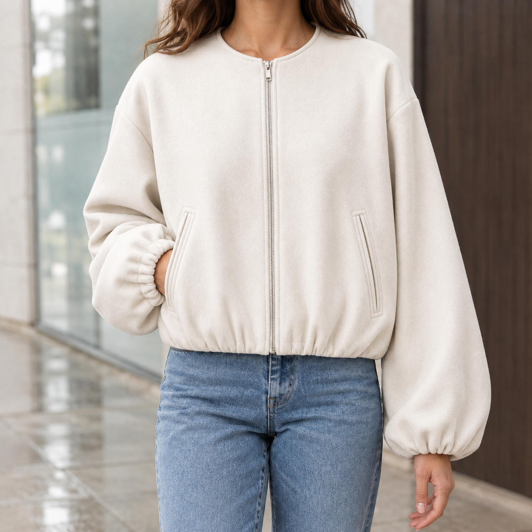 Crystal-Mae Balloon Sleeve Jacket