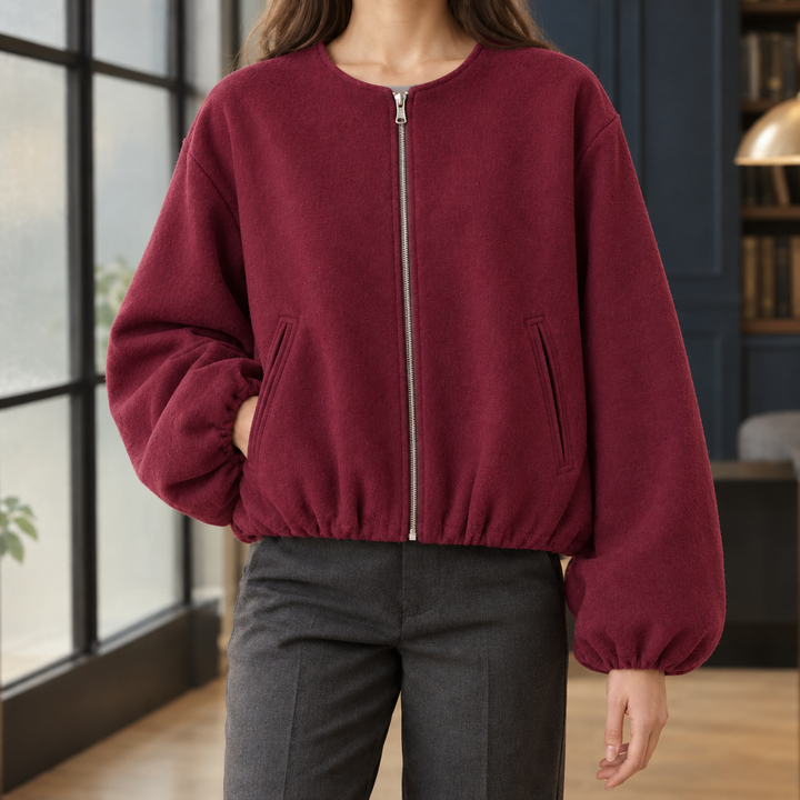 Ophelia-June Balloon Sleeve Jacket