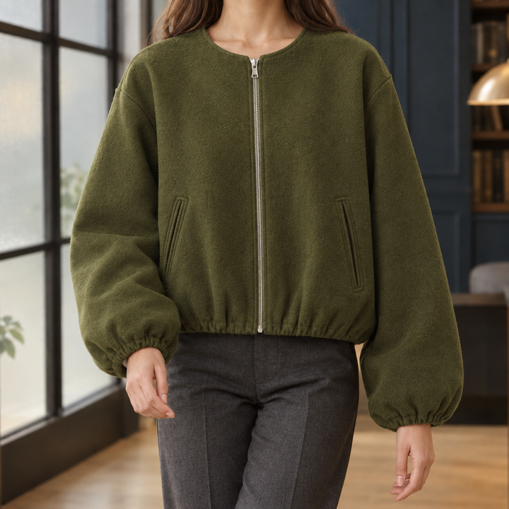 Ophelia-June Balloon Sleeve Jacket