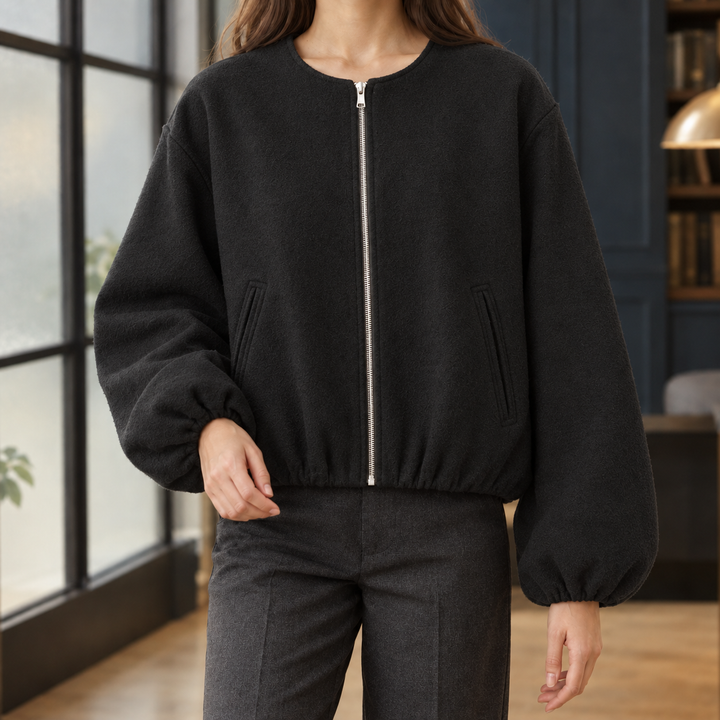 Ophelia-June Balloon Sleeve Jacket