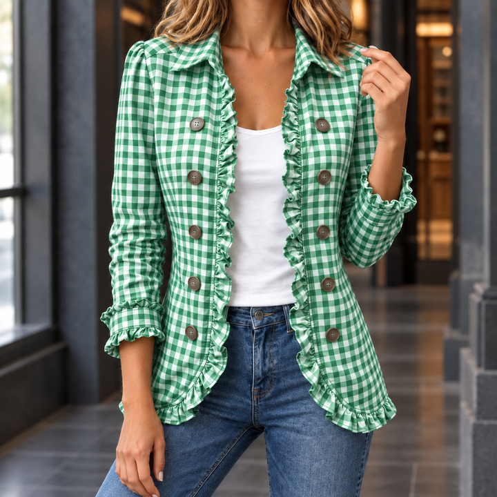 Marina-Louise Gingham Jacket